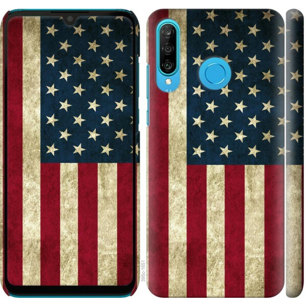 

Чехол на Huawei P30 Lite Флаг США (04798)