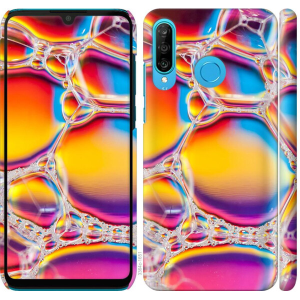 

Чехол на Huawei P30 Lite Цветные пузыри (04798)