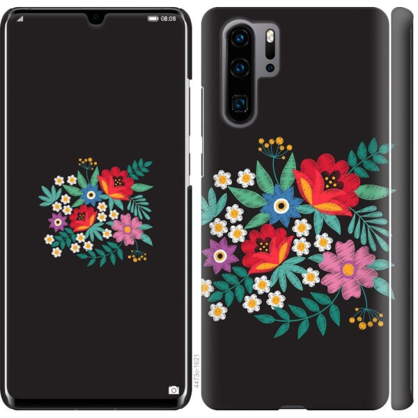 

Чехол на Huawei P30 Pro Вышитые цветы (04798)