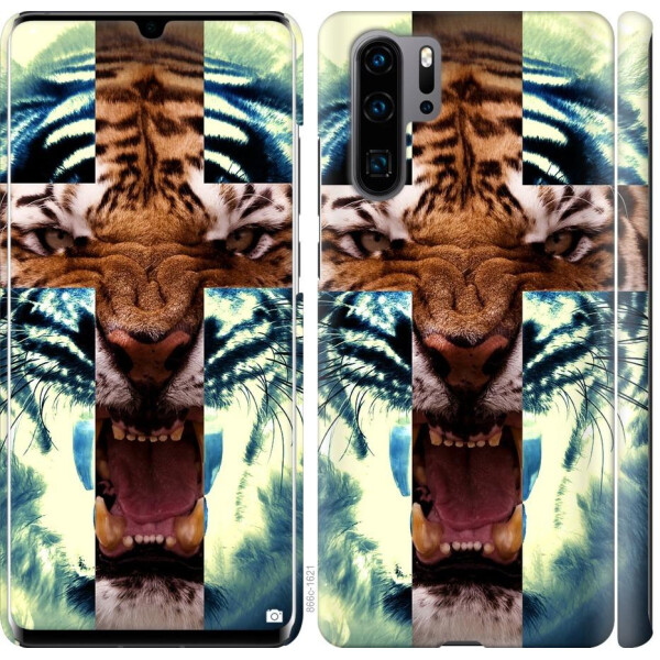 

Чехол на Huawei P30 Pro Злой тигр (04798)