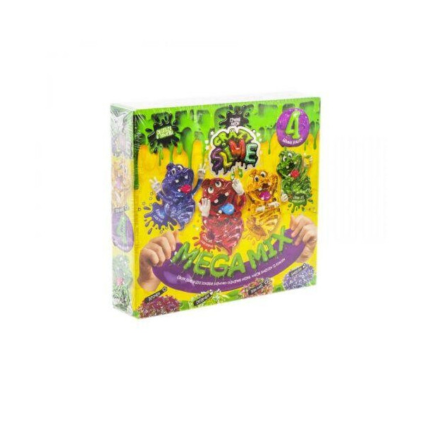 

Набор для опытов "Crazy Slime - Лизун своими руками", 4 цвета (укр) SLM-03-01U