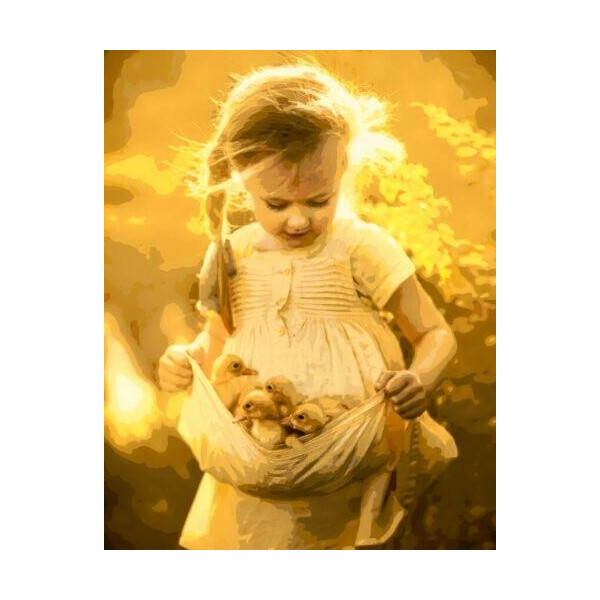 

Картина по номерам "Солнышка" RB-0138