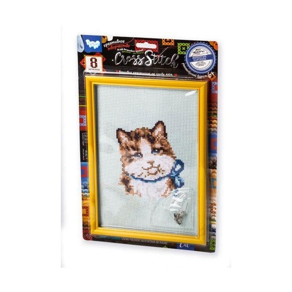 

Вышивка крестиком на канве "Cross Stitch: Кошка" VKB-01-02