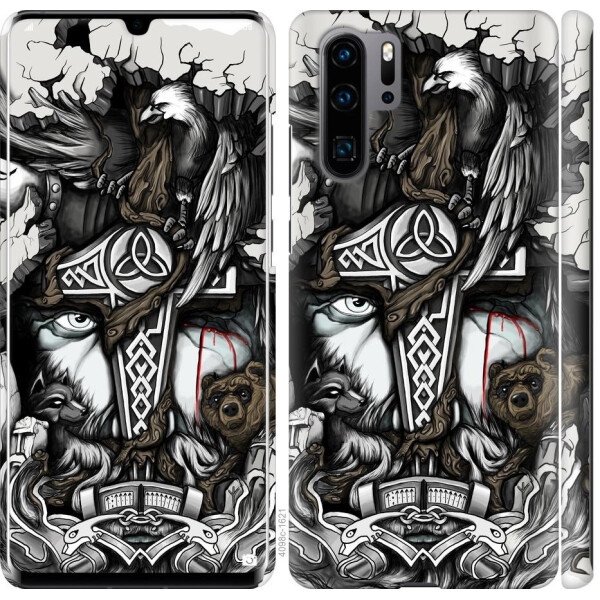 

Чехол на Huawei P30 Pro Тату Викинг (04798)