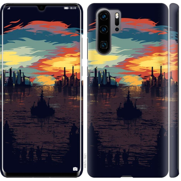 

Чехол на Huawei P30 Pro Череп-абстракция (04798)