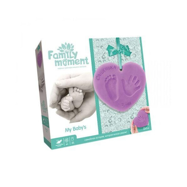 

Набор для отпечатка ручки и ножки "Family Moment", FMM-01-01 (рус) FMM-01-01,02