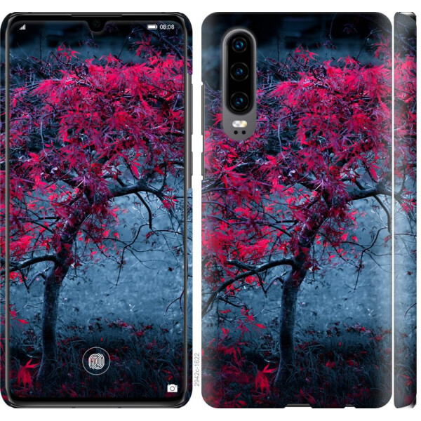 

Чехол на Huawei P30 Дерево с яркими листьями (04798)