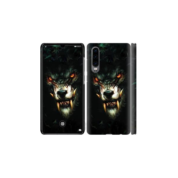 

Чехол на Huawei P30 Дьявольский волк (04798)