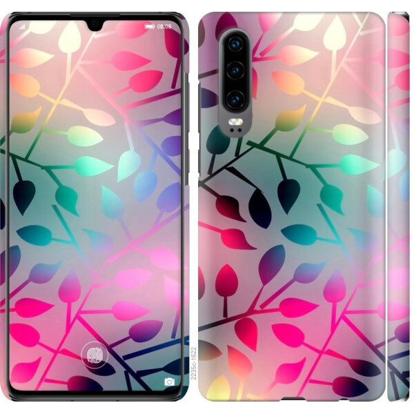 

Чехол на Huawei P30 Листья (04798)
