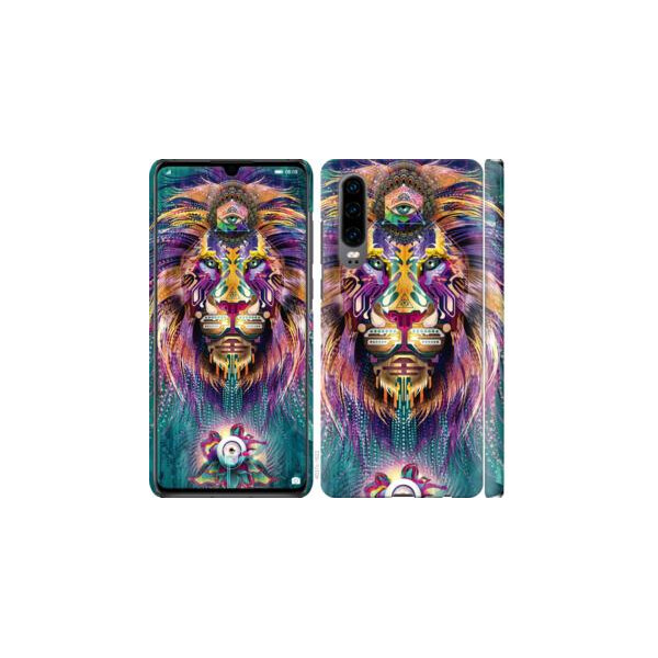 

Чехол на Huawei P30 Люминесцентный лев (04798)