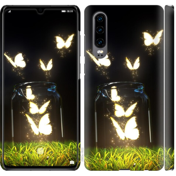 

Чехол на Huawei P30 Светящиеся бабочки (04798)