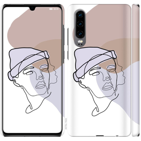 

Чехол на Huawei P30 Силуэт (04798)