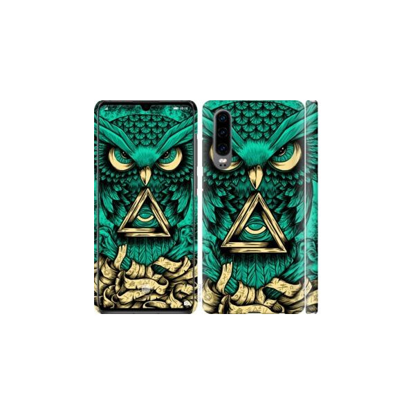 

Чехол на Huawei P30 Сова Арт-тату (04798)