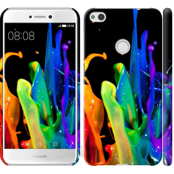 

Чехол на Huawei P8 Lite (2017) брызги краски (04798)