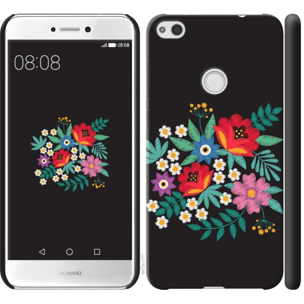 

Чехол на Huawei P8 Lite (2017) Вышитые цветы (04798)
