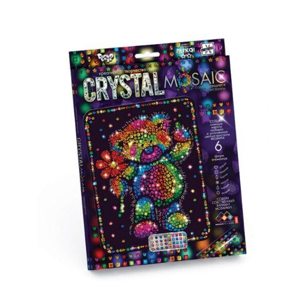 

Набор для креативного творчества "CRYSTAL MOSAIC", "Мишка" CRM-01-05
