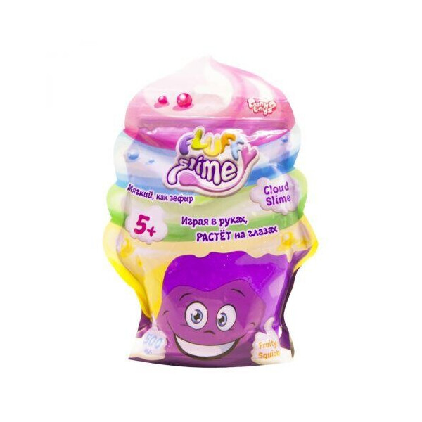 

Слайм Fluffy Slime рус 500 г фиолетовый FLS-02-01