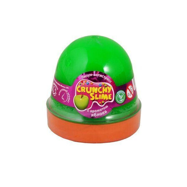 

Лизун-антистресс "Crunchy Slime: Яблоко" 120 г 80088