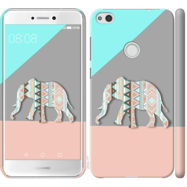 

Чехол на Huawei P8 Lite (2017) Узорчатый слон (04798)