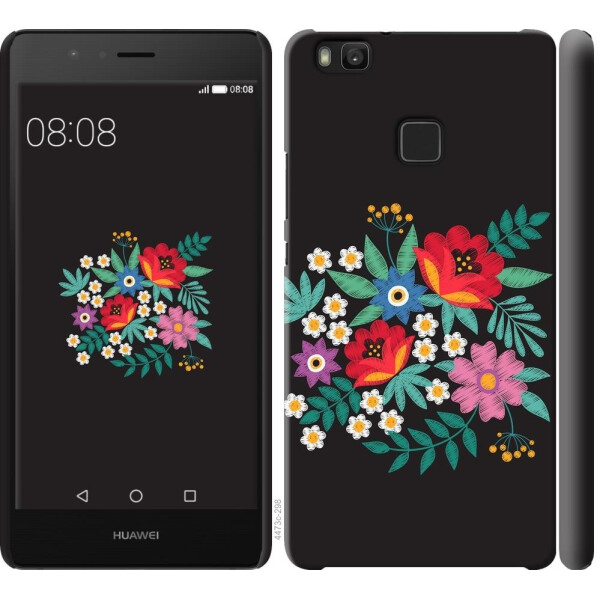 

Чехол на Huawei P9 Lite Вышитые цветы (04798)