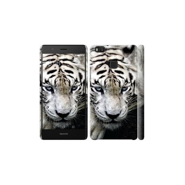 

Чехол на Huawei P9 Lite Грустный белый тигр (04798)