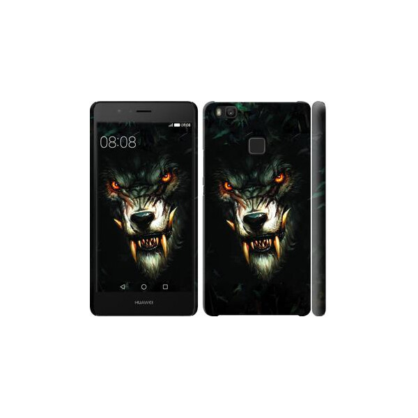 

Чехол на Huawei P9 Lite Дьявольский волк (04798)