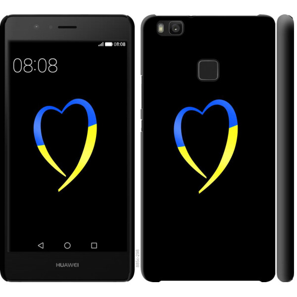 

Чехол на Huawei P9 Lite Жёлто-голубое сердце (04798)