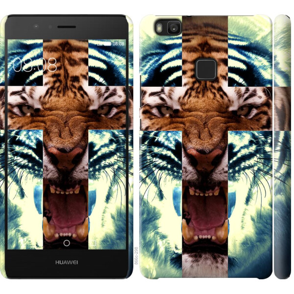 

Чехол на Huawei P9 Lite Злой тигр (04798)