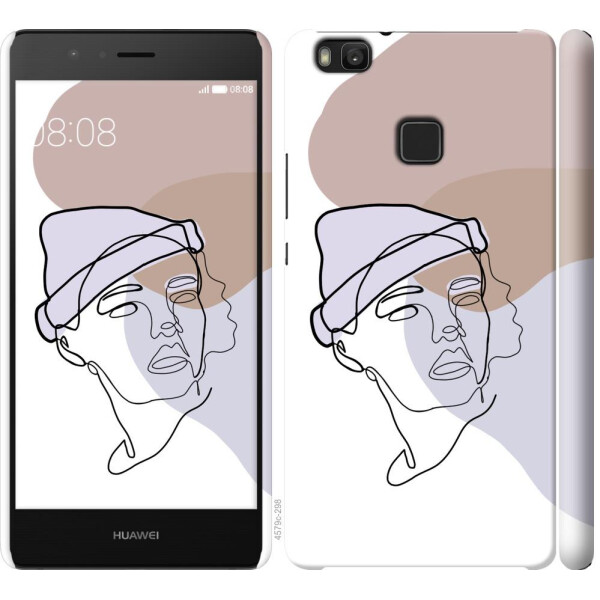 

Чехол на Huawei P9 Lite Силуэт (04798)
