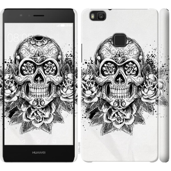 

Чехол на Huawei P9 Lite Череп и розы (04798)