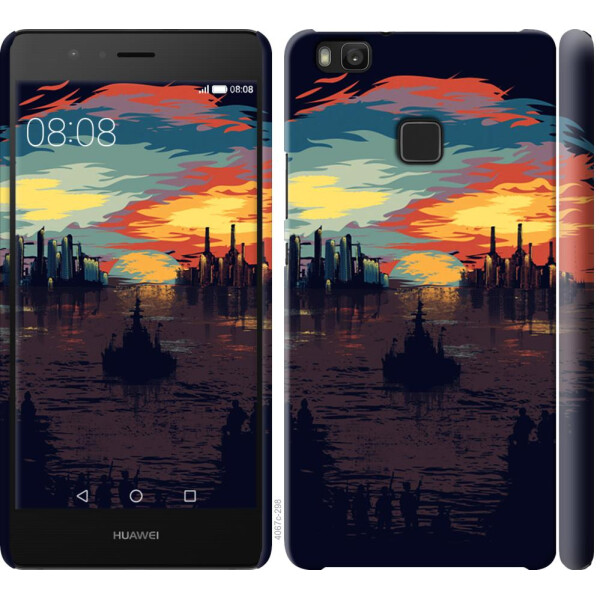 

Чехол на Huawei P9 Lite Череп-абстракция (04798)