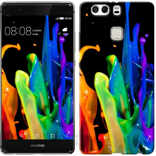 

Чехол на Huawei P9 Plus брызги краски (04798)