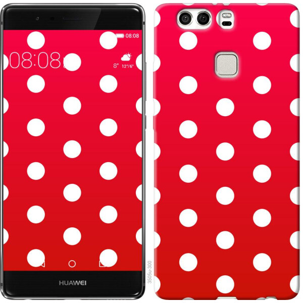 

Чехол на Huawei P9 Plus Градиент, Горошек (04798)