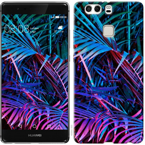 

Чехол на Huawei P9 Plus Папоротник под ультрафиолетом (04798)