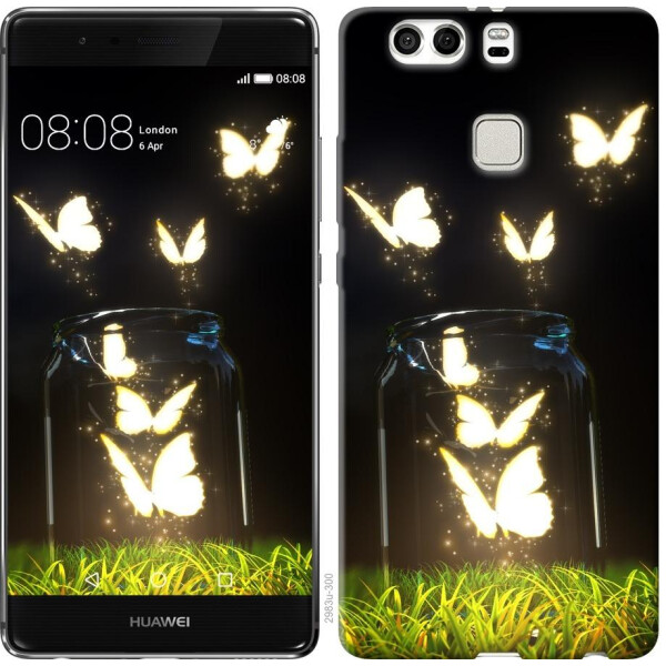 

Чехол на Huawei P9 Plus Светящиеся бабочки (04798)