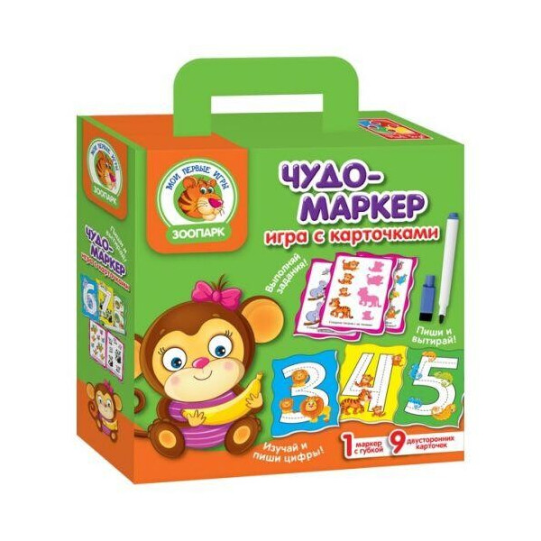 

Игра с карточками "Чудо-маркер" Зоопарк VT2100-11