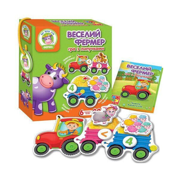 

Игра с липучками "Весёлый фермер" (укр) VT1310-03