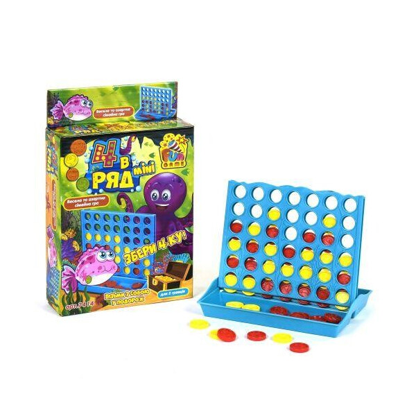 

Игра логическая mini "4 в ряд" 7414