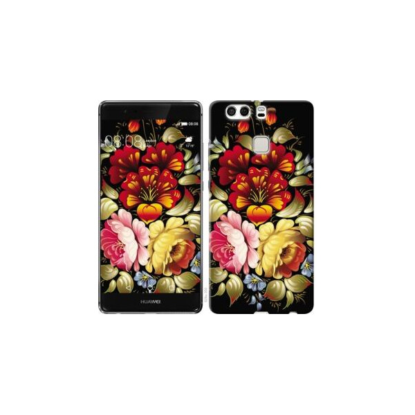 

Чехол на Huawei P9 Plus Хохлома 6 (04798)