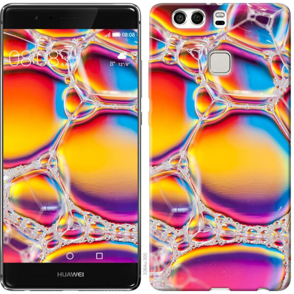 

Чехол на Huawei P9 Plus Цветные пузыри (04798)