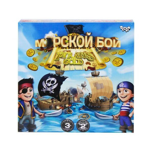 

Настольная развлекательная игра "Морской бой. Pirates Gold", рус G-MB-03