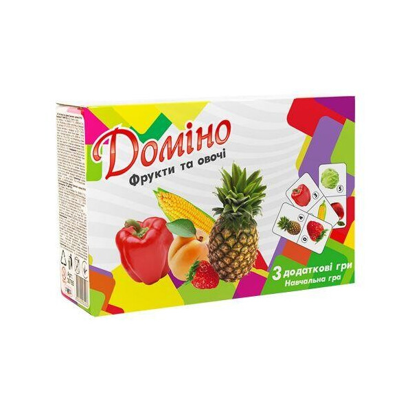 

Домино "Фрукты и овощи", укр 30764
