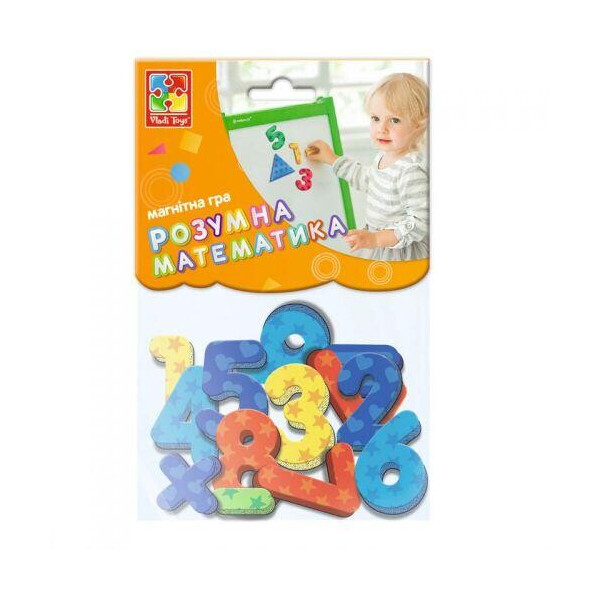 

Магнитная игра "Цифры и геометрические фигуры" (укр) VT5900-01