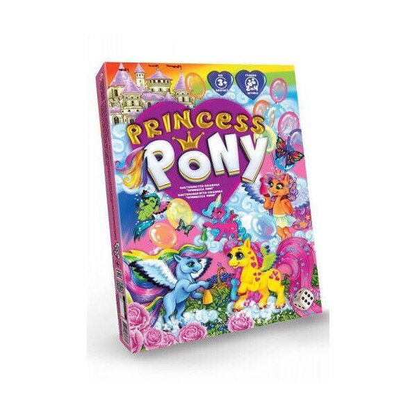 

ДТ-ИМ-11-32 [DTG96] Настільна розважальна гра "Princess Pony" (20)