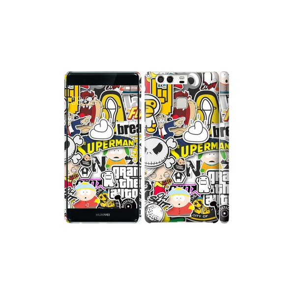 

Чехол на Huawei P9 Popular logos (04798)