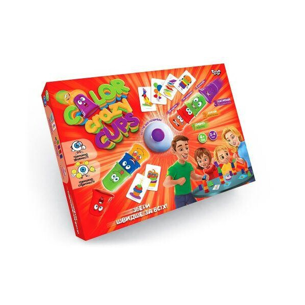 

Настольная развлекательная игра "Color Crazy Cups", укр CCC-01-01U