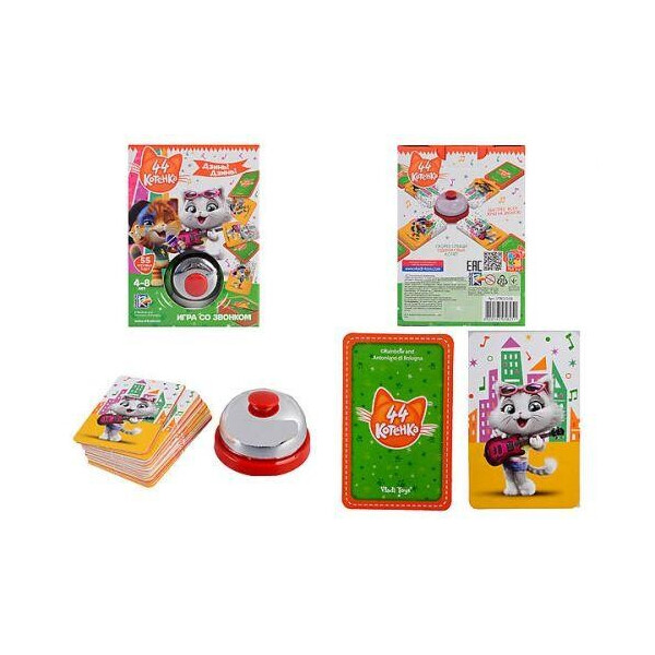 

Игра со звонком "44 Кота. Дзинь! Дзинь!" (рус) VT8010-06
