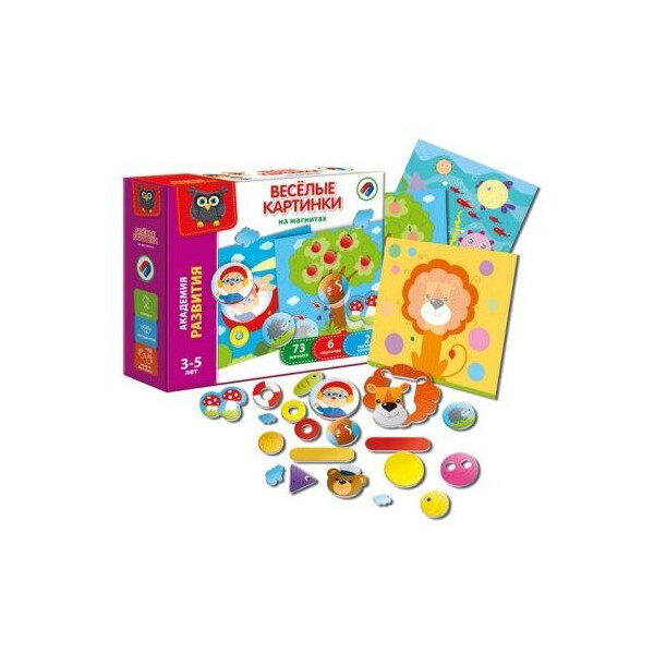 

Магнитная игра "Веселые картинки" (укр) VT5422-06