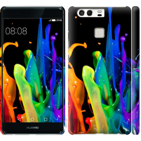 

Чехол на Huawei P9 брызги краски (04798)