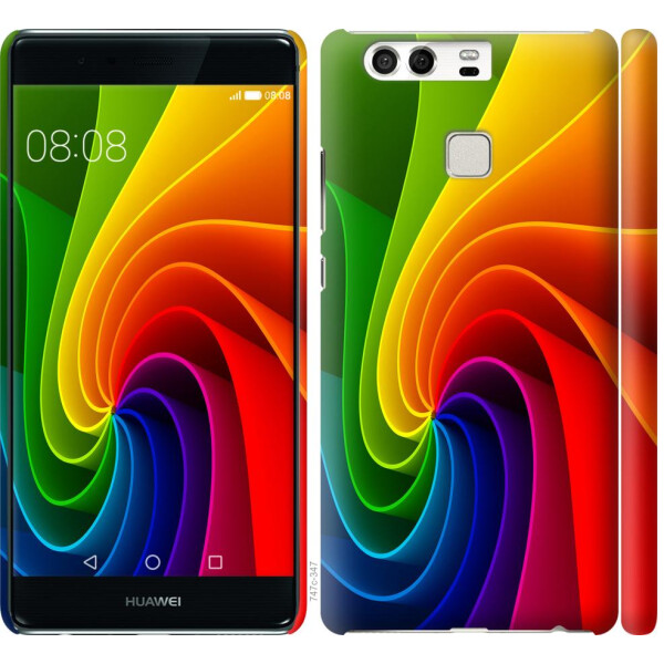 

Чехол на Huawei P9 Радужный вихрь (04798)